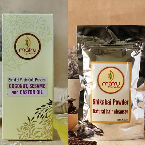 Buy Blended Oil Shikakai Haircare Combo Online On Karnival